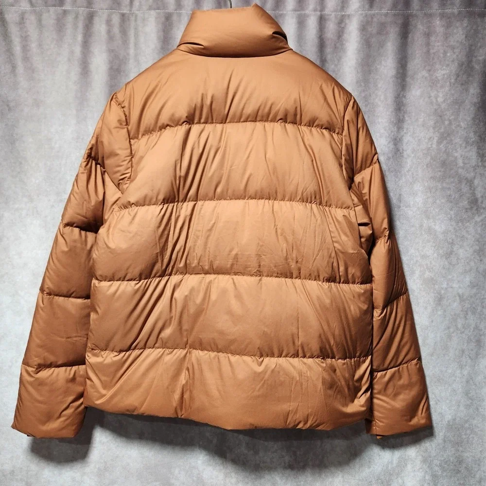PATAGONIA x REFORMATION women's Silent DOWN Jacket puffer Sisu Brown 700 fill XL